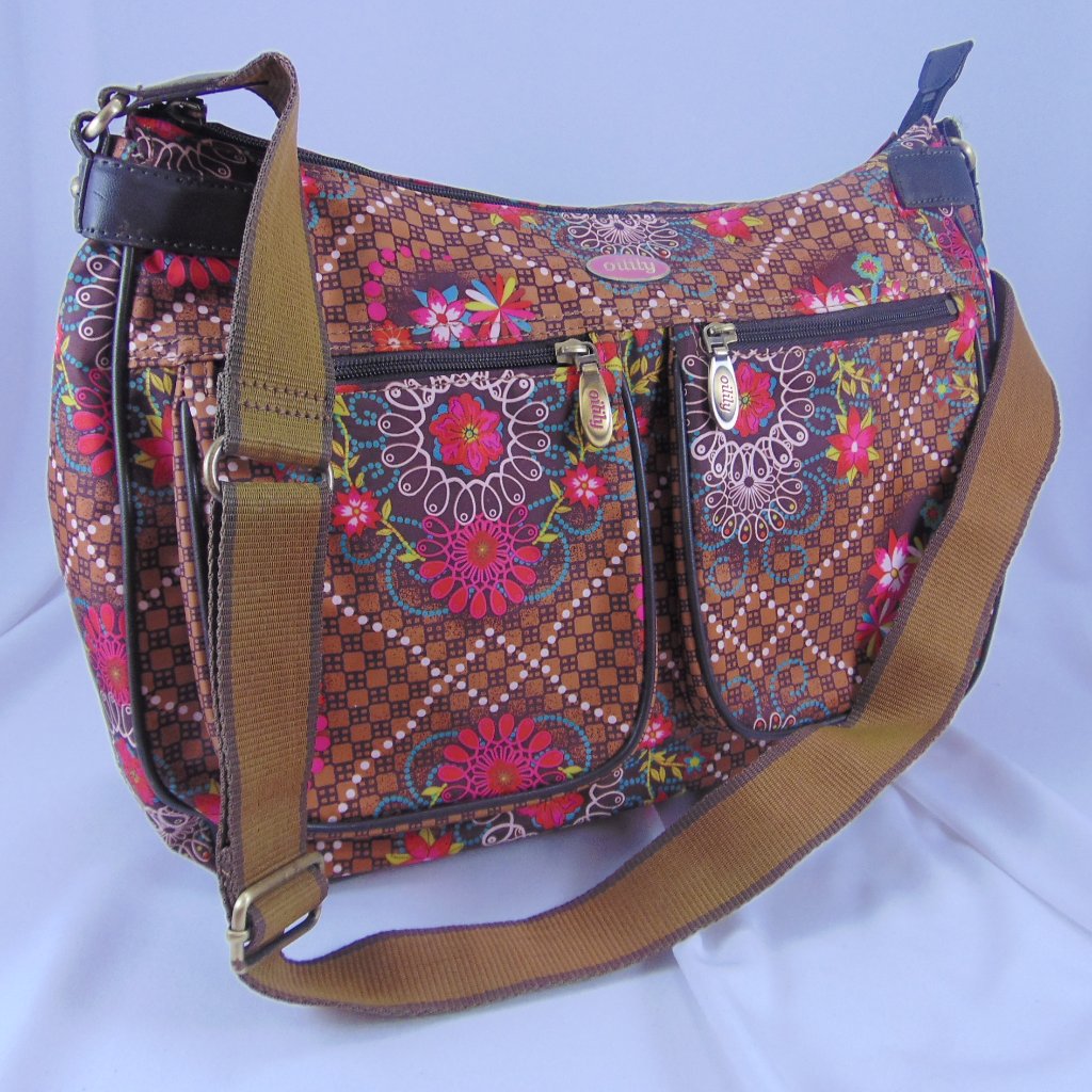 Oilily Floral Print Shoulder Tote Bag